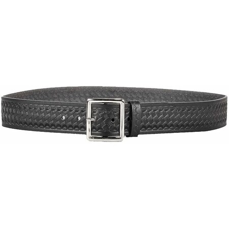 Desantis 175 Econoline Garrison Belt, Finish Basket Weave, Hardware Nickel, Size 44 E21BL44Z1